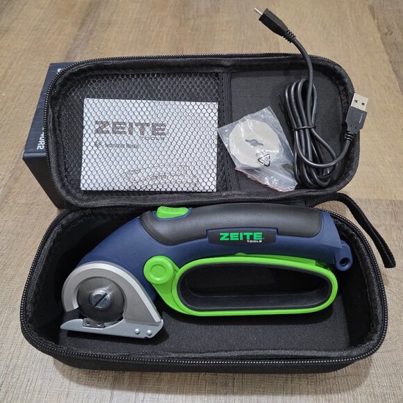 ZEITE Tools Cordless Electric Scissors 4V Rechargeable Cutting Tool – Open Box - Picture 8 of 8